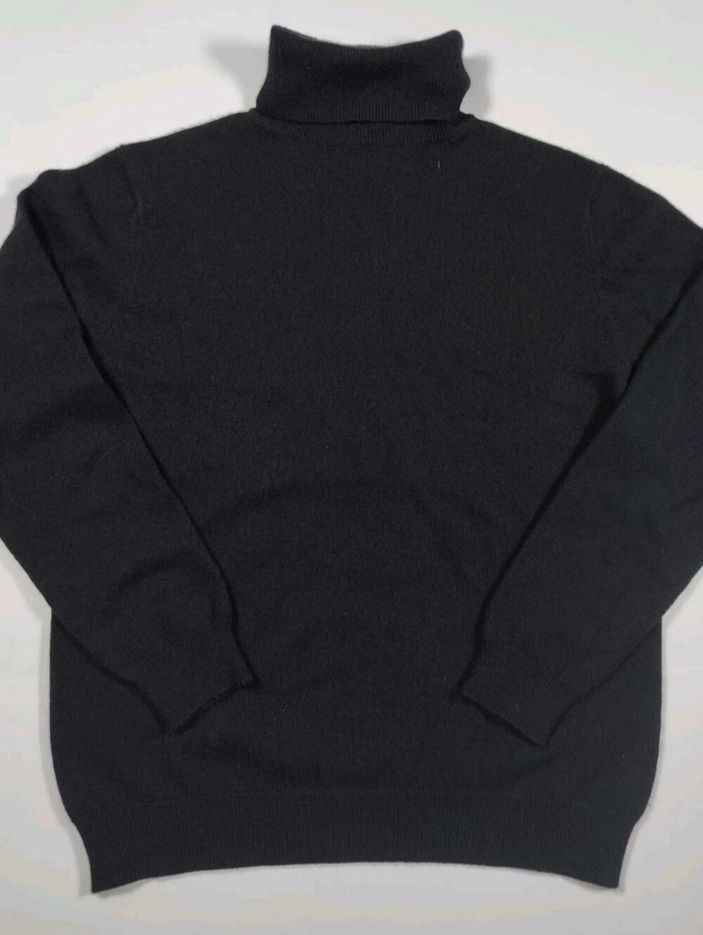 Celeste Womens Black 100% Cashmere Turtle Neck Size M